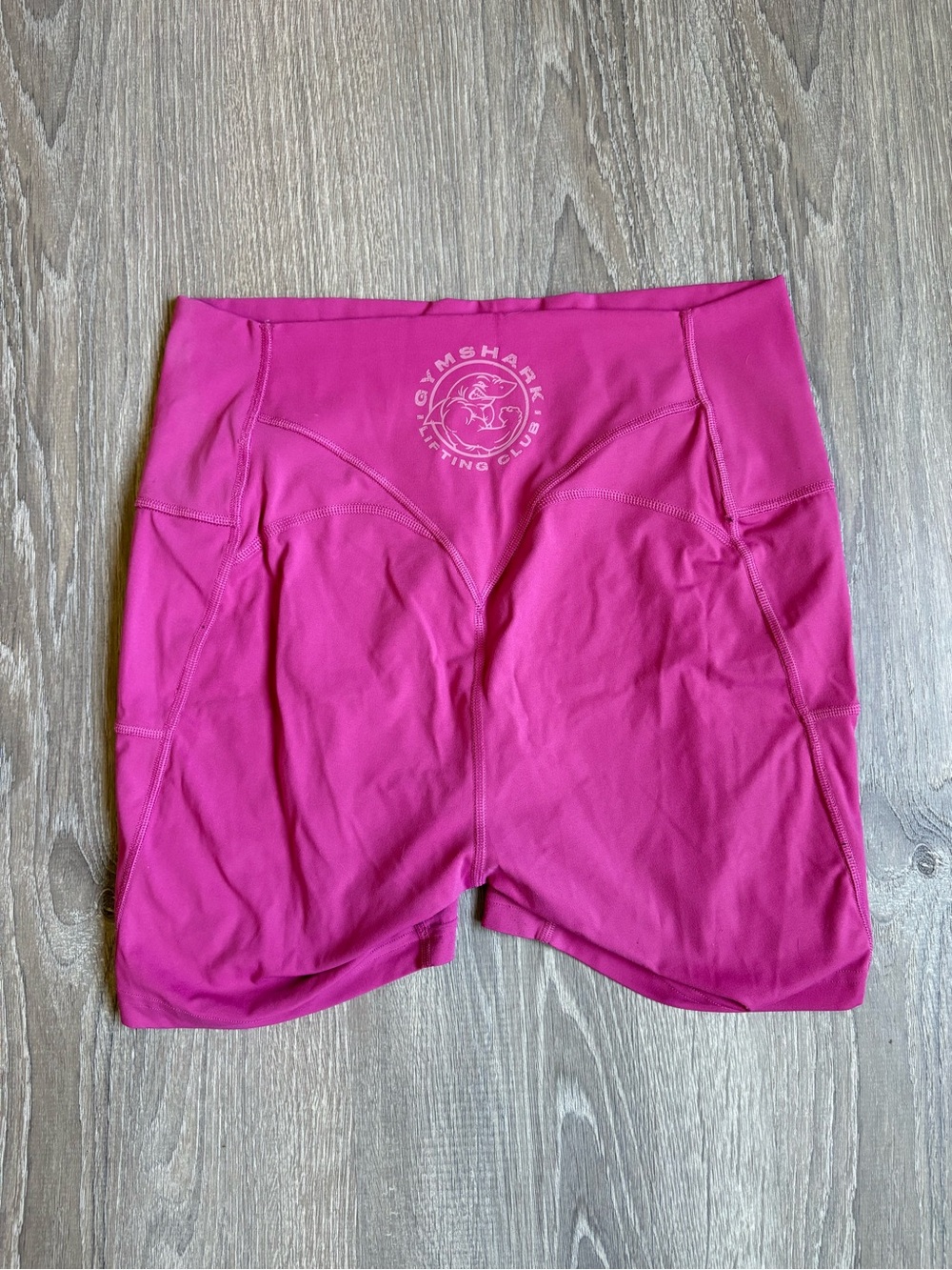 Gymshark Legacy Ruched Tight Shorts in Deep Pink Women’s Size Large - Picture 6 of 7